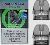 VAPORESSO REPLACEMENT LUXE X PODS COLLECTION PER PACK