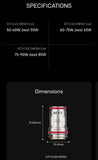 VAPORESSO GTi COIL ATOMIZER COLLECTION PER PACK