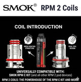 SMOK COIL ATOMIZER RPM2 COLLECTION PER PACK