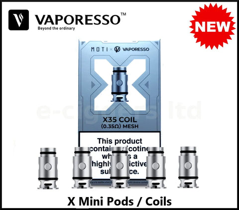 VAPORESSO | MOTI X35 Mesh Coils (Pack of 5)